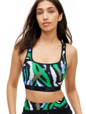 NWT DVF for Target Tiger Stripe Bra - Medium